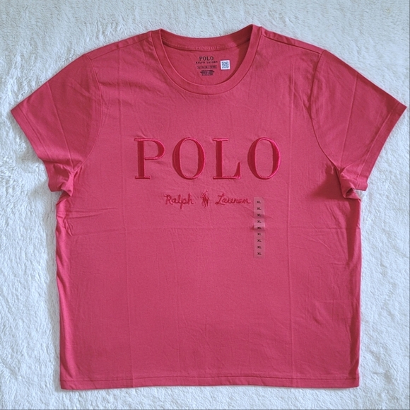 POLO🏇 by Ralph Lauren Embroidered🪡 Logo Top - NWT - Picture 1 of 13